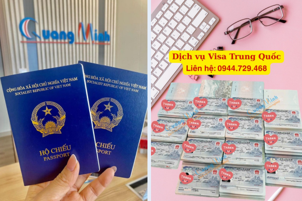 Xin visa Trung Quốc miễn chứng mịnh tài chính - quang minh visa